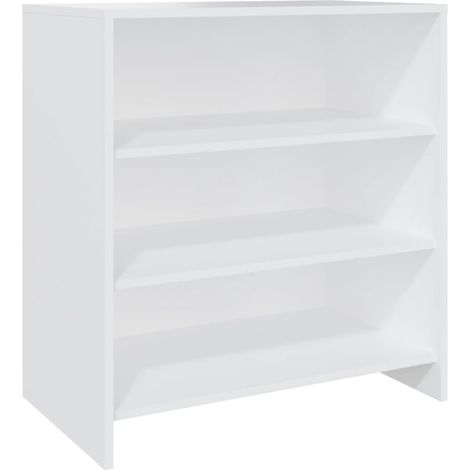 Buffet,Bahut,Meuble de Rangement Blanc 70x40,5x75 cm Bois d'ingénierie CFW23486 (1/5)