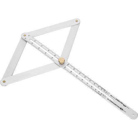 Goniometer-Lineal, multifunktionales Diagonal-Deckenprofilometer, 4-facher Eckwinkelfinder (1/5)