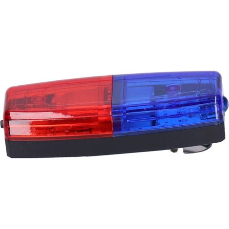 Accessoire extérieur bleu rouge multifonctionnel de lumière d'épaule de police pour la course de nuit (1/4)