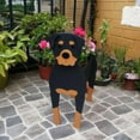 Jardinières créatives Rottweiler (1/5)