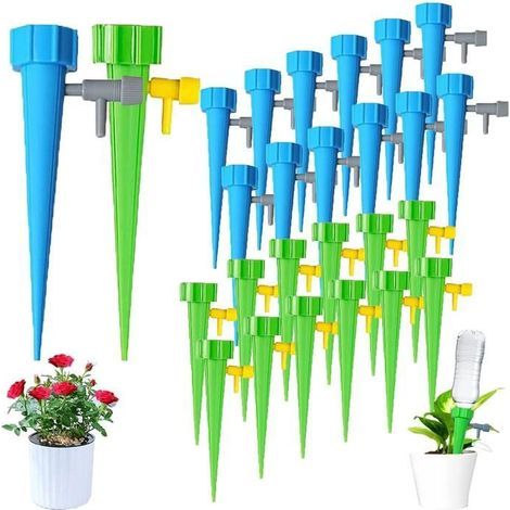 Drip Irrigation Kit - Drip Emitter for Watering - Automatic Plant Sprinkler - White (1/4)