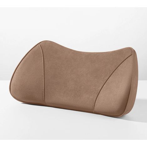 (Marron, 1 pièce) Rehausseur de siège auto 2 en 1 universel pour conducteur, coussin lombaire en mousse à mémoire de forme, coussin inclinable en suédine, pour siège auto (1/5)