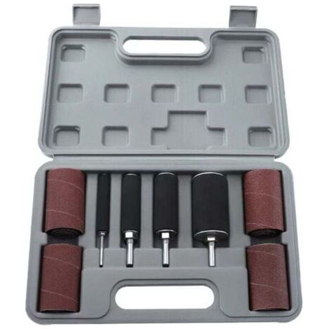 QORVA-Kit de tambour de ponage pour manchons assortis pour le travail du bois et tambour en caoutchouc-Fei Yu (1/4)