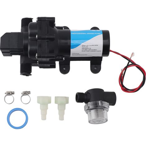 Pompe de transfert d'eau 12V DC, auto-amorçante, brumisation, Booster de nettoyage, diaphragme électrique pour voitures de camping-car