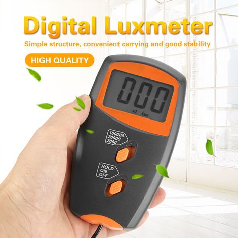 Digitales Luxmeter LX1010BS mit LCD-Bildschirm, Lichtmessgerät für Umweltprüfungen (1/5)