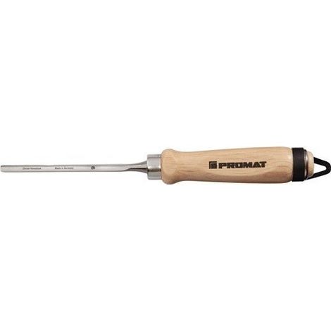 Gubia An De Filo 10 Mm Con 2 Abrazaderas Acero Mango De Carp