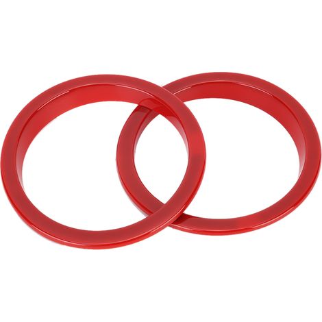 Paire de garniture anneau clignotant externe compatible Jeep Wrangler 2007-2017 rouge (1/5)