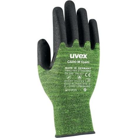 [NEUWERTIG] B-Ware Uvex Schnittschutzhandschuhe C500 M Handschuhe Bamboo Twinflex Soft Grip Foam