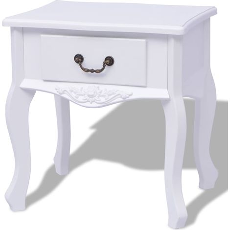 Maison Exclusive - Armadietti da letto 2 pezzi MDF Bianco