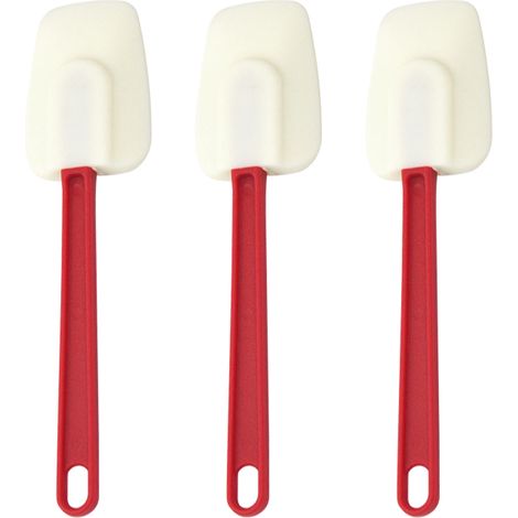 Grattoir et cuillère en caoutchouc, grattoir haute température, grattoir de cuisine professionnel, grattoir en caoutchouc durable