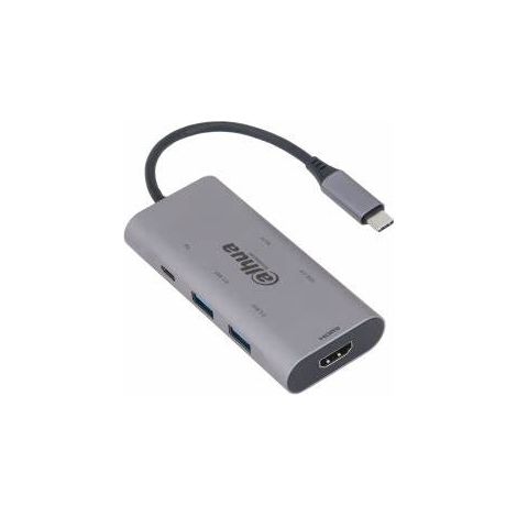 TC37 - Estación de acoplamiento 1 conector USB 3.1 tipo C, 3 USB 3.0 / 1 HDMI / 1 SD / 1 TF / 1 salida PD