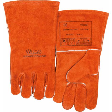 Weldas 5-Finger-Schweißerhandschuh 10-2101 , Gr. 9 2x links (1/3)