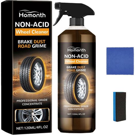 Kit de nettoyage pour pneus de voiture : nettoyant en profondeur, polissage et agents antirouille multi-usages pour camions et SUV. (1/5)