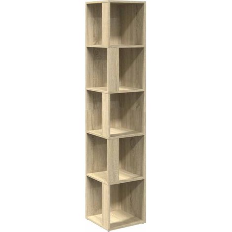 Maison Exclusive - Armadio Angolare Rovere Sonoma 33x33x164,5 cm in Truciolato (1/5)