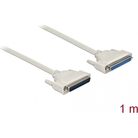 Delock Cable serie D-Sub 37 macho a hembra 1 m