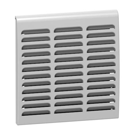 grille métallique renforcée - climasys ca - découpe 223 x 223 mm - schneider electric nsycag223lfhd