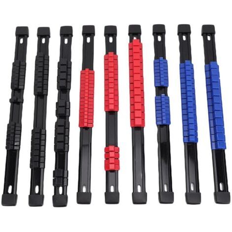 Organisateur de douilles 9 pièces, outils ABS pour entraînements 1/2 pouce, 3/8 pouce et 1/4 pouce - Porte-douilles robuste, supports de douilles de qualité supérieure, rail de fixation pour douilles. (1/4)