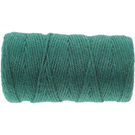 Ficelle de Jute Naturelle 100 M pour Emballage et Loisirs Créatifs, Corde Souple et Élégante, Rouleau Unique pour Décoration et Fixation en Jardinage (1/5)
