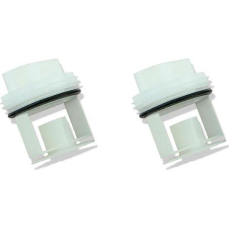 2 bouchons de vidange pour machines à laver Siemens et Bosch, compatibles avec Wm1095/1065 Wd7205, etc.-AquaForge (1/5)