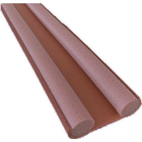 Joint d'étanchéité de bas de porte, anti-courant d'air, protection contre la poussière et le vent, marron (1/5)