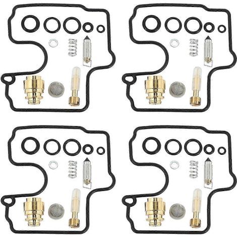 Kit de réparation de carburateur pour ZX6R 1998-2002 et ZZR600 2005-2008 (600 cm³) : jeu de joints de cuve et de segments. (1/5)