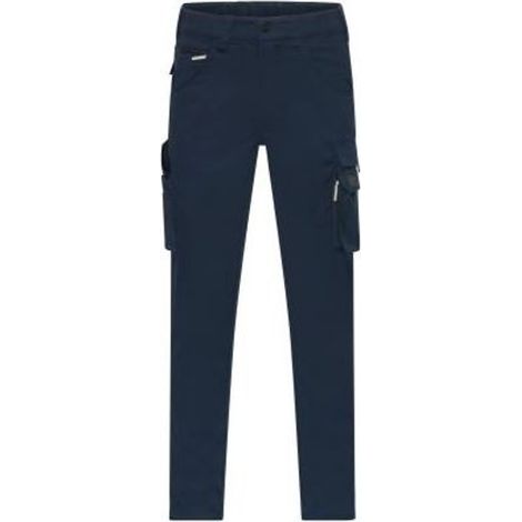 James & Nicholson Workwear Bundhose JN1858 Slim-Line Gr. 58 navy