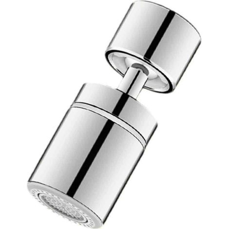Aerator Robinet Cuisine - 22 mm Filetage Femelle - Rotation 360 Degrés - 2 Modes De Flux Eau - Remplacement Tête Robinet - 1 Pièce (1/5)