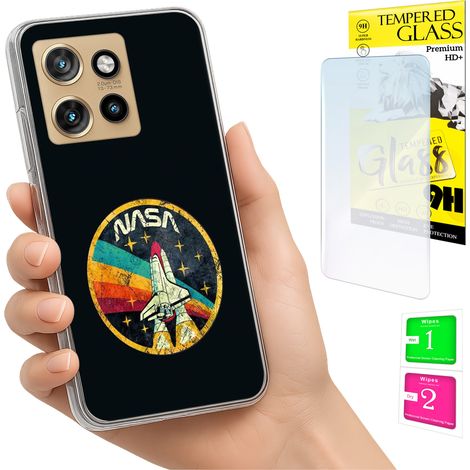 Custodia per Motorola Edge 50 Neo Photo Cover Case Back Case + Vetro 9H (1/5)