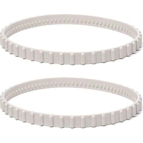 Courroie d'entraînement pour nettoyeur de piscine Hayward Aquavac Tiger Shark et SharkVac – Lot de 2 pièces – Coloris gris - RCX23002 (1/5)
