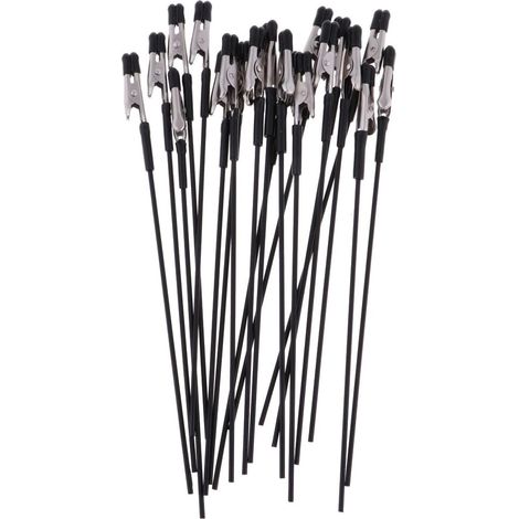 Lot de 10 pinces crocodiles en métal pour peinture à jet d'encre, outil d’aérographe pour fabrication de modèle (1/5)