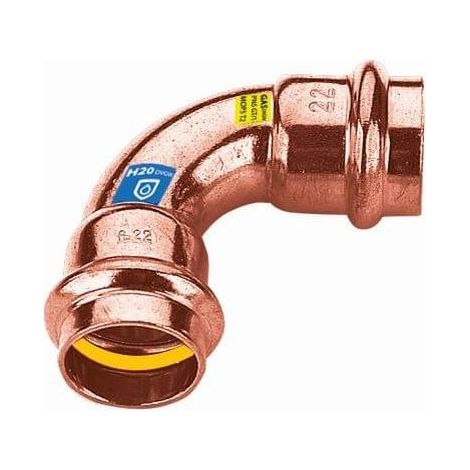 Raccord combiné coude 90° F/F 12 mm contour V