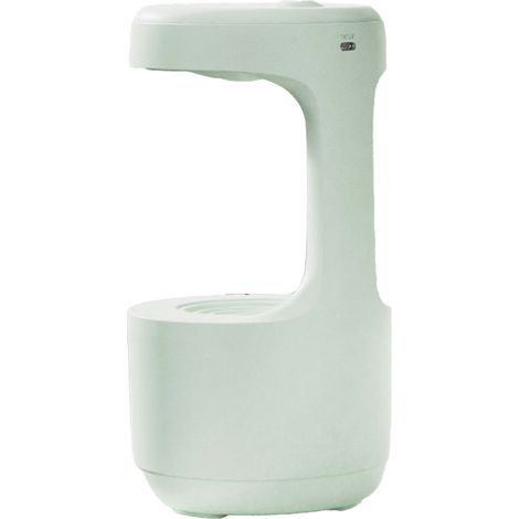 Brumeur d'air frais multifonction intelligent silencieux grande capacité humidificateur à gouttelettes à contre-courant pour bureau chambre vert clair (1/5)