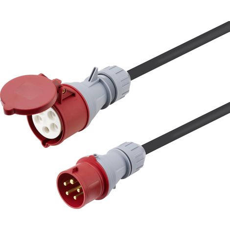 Sygonix SY-7486044 Strom Verlängerungskabel 32 A Rot 25 m H07RN-F 5G 4 mm² (1/2)