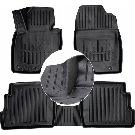 Tappetini in gomma per tergicristalli MAZDA CX-5 2 dal 2017 - Canali UD con copertura della cinghia