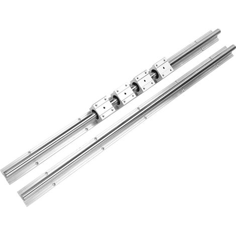 Stück SBR16-750mm Linearführungen mit 4 SBR16UU Lagerblöcken für CNC (1/5)