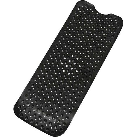 Tapis de baignoire antidérapant avec trous d'évacuation, ventouses - Lavable en machine, tapis de douche antidérapant pour baignoire A (1/5)