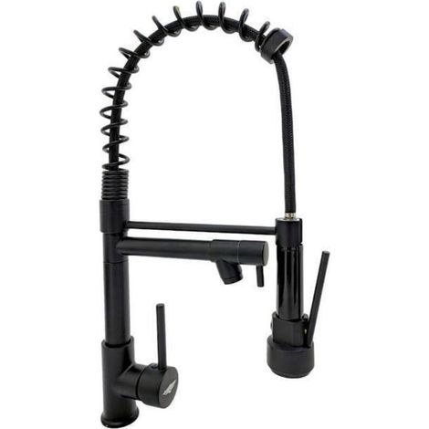 Robinet, mitigeur d'évier de cuisine Gutstark Black Sink (1/4)