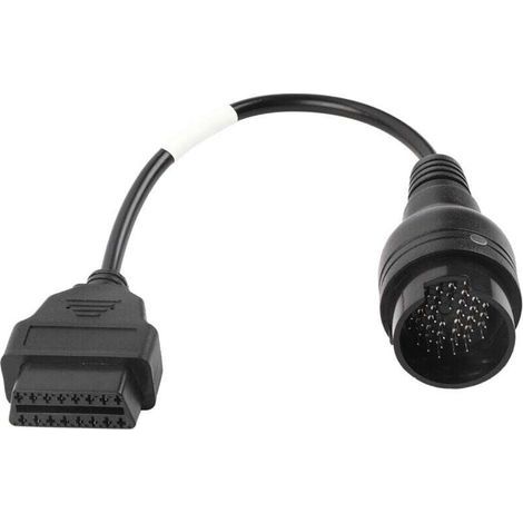 Adaptateur OBD2 Iveco, câble 38 broches vers 16 broches, câble de diagnostic avec adaptateur OBD2 (38 broches vers 16 broches) pour camions Iveco (1/5)