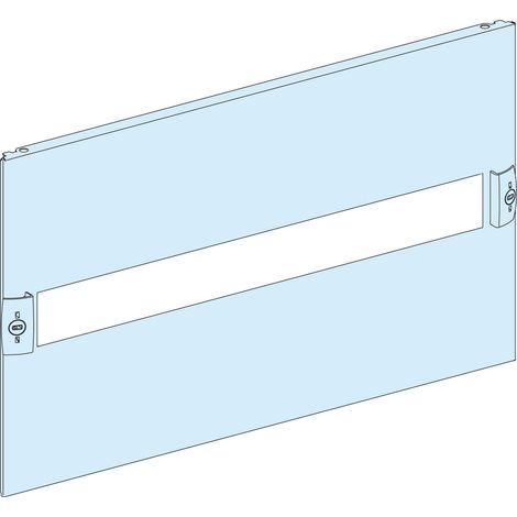 Plastron découpé modulaire 600x250mm 5 modules pour appareillage de tete dans armoire PRISMA P et G
