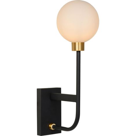 Applique murale Lucide Berend G9 33W noir/blanc/or (1/2)