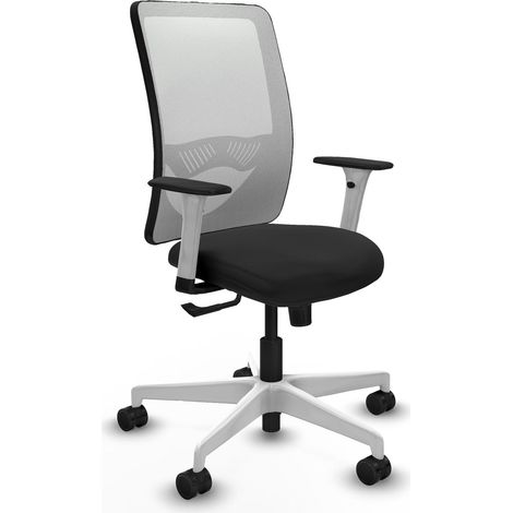 Silla de oficina piqueras y crespo Zulema blanco espuma alta densidad (1/2)