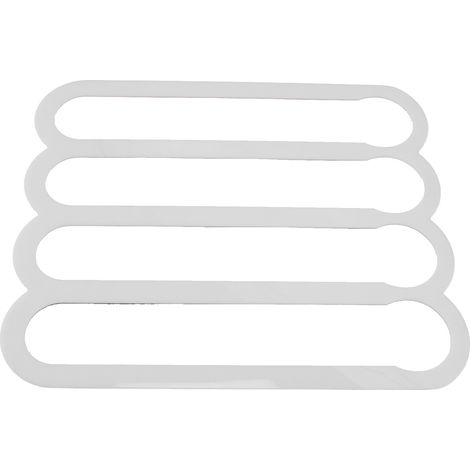 Support mural pour capsules compatible VertuoLine, rangement vertical ou horizontal, blanc (1/5)