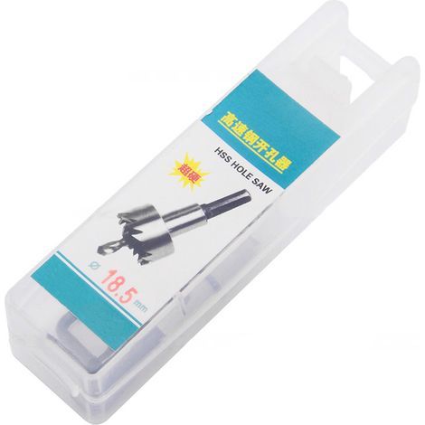 Jeu de Scies Cloches en Acier Rapide, Foret HSS, Forets de Coupe 18.5mm. (1/5)