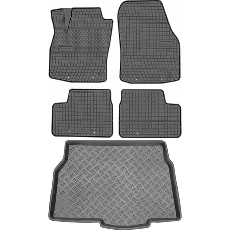 Opel Astra III H Schrägheck (2004–2014) – SET: Gummifußmatten + Kofferraummatte