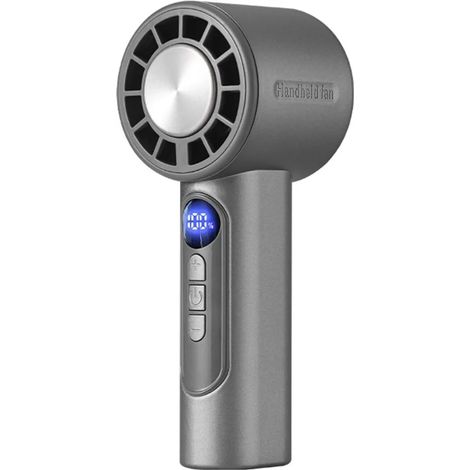 Ventilateur de voyage INF Handy Turbo avec refroidissement par semi-conducteur, boîtier ABS, 16 cm, gris (1/5)