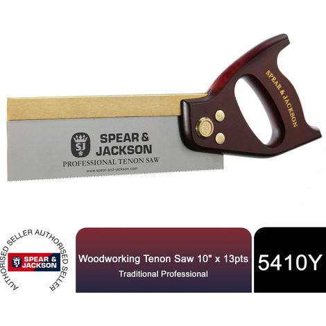 Spear & Jackson Woodworking Tenon Saw 10" x 13pts, Traditional Professional (1/5)