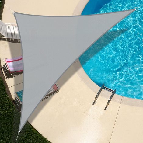 UMI Voile d'ombrage Imperméable Carré 3x3m Toile Ombrage PES avec 95% Protection UV pour Jardin Terrasse Balcon Patio Extérieur - Anthracite