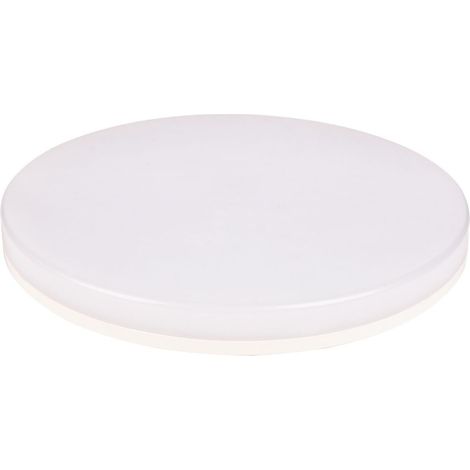 Voltman – Plafonnier rond salle de bain IP44 15W 1350lm 4000K étanche – Dimensions 33x33x5cm – Classe énergétique A (1/5)