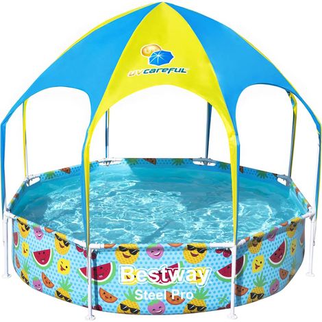 Maison Exclusive - Steel Pro UV Careful Aufstellpool für Kinder 2 (1/5)