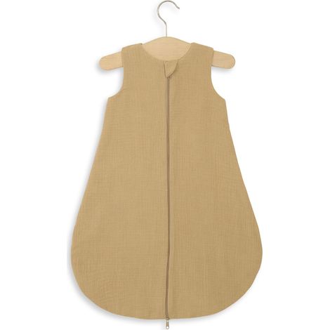 Sacco nanna arrotondato in mussola per bambini S 0-6 mesi estate TOG 1.0 - cammello (1/5)